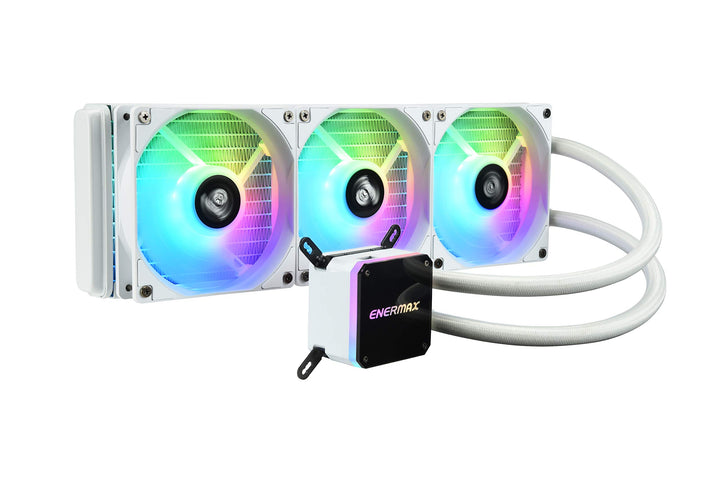 Enermax LiqMax III ARGB 360 Weiss, AIO Liquid Cooler, Watercooling für Intel/AMD-Prozessoren, ARGB-L