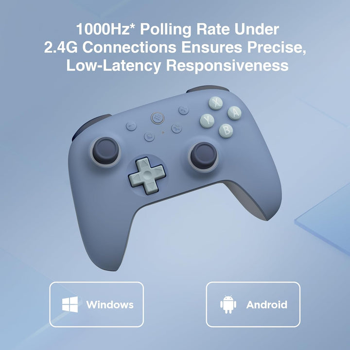 8bitdo Ultimate 2C Wireless Controller für Windows-PC und Android, mit 1000 Hz Abfragerate, Hall-Eff