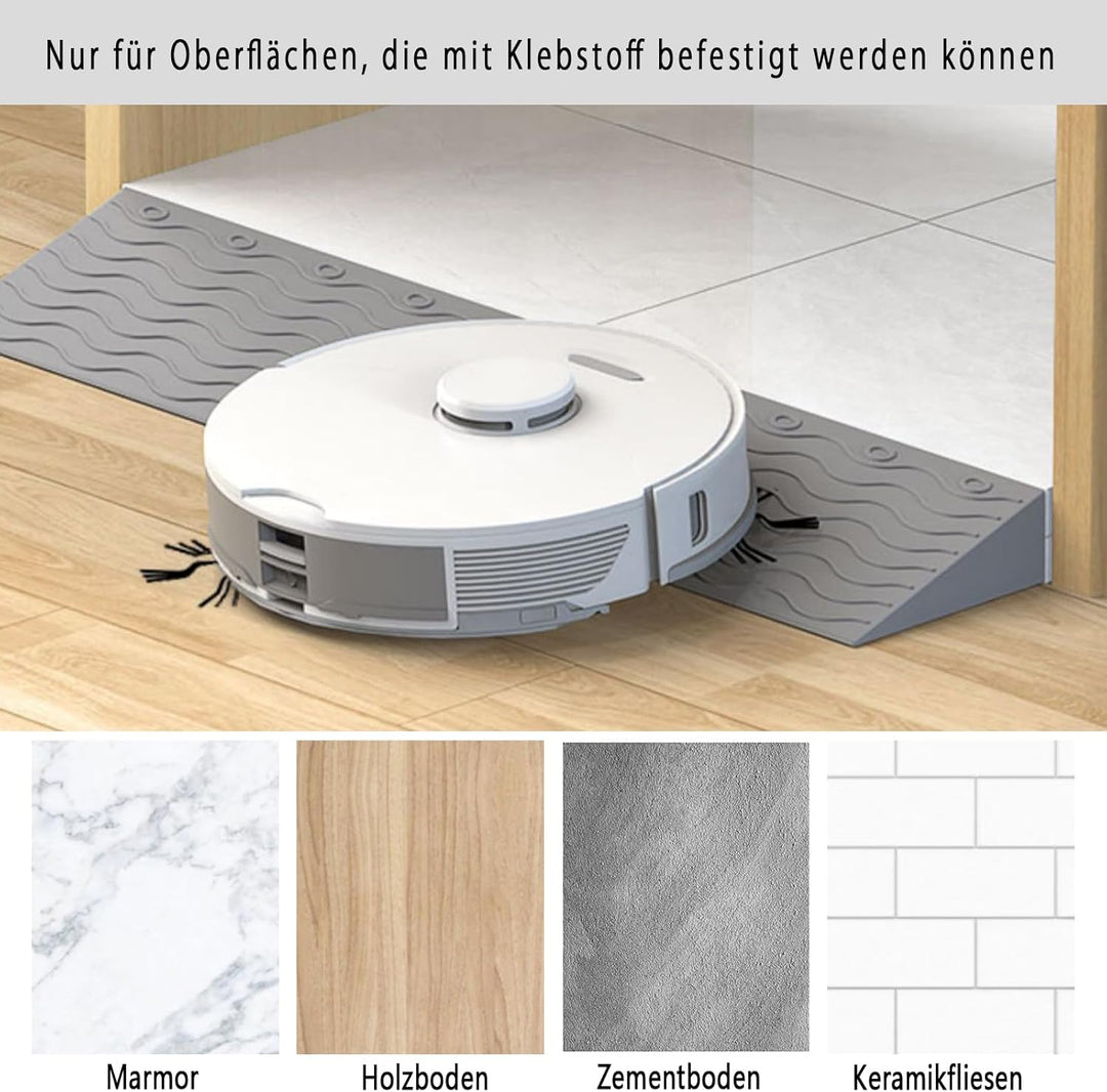 Schwellenrampe Türschwellenrampe Saugroboter, Staubsauger Roboter Rampe, 99cm Längen Rampe Saugrobot