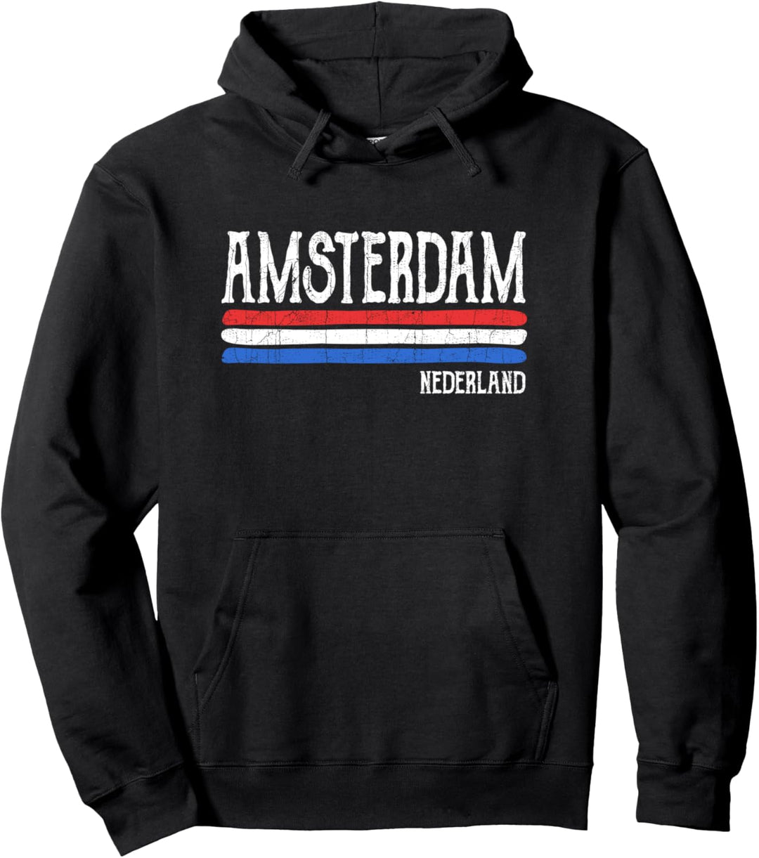 Vintage Amsterdam Niederlande Holland Niederländisch Pullover Hoodie