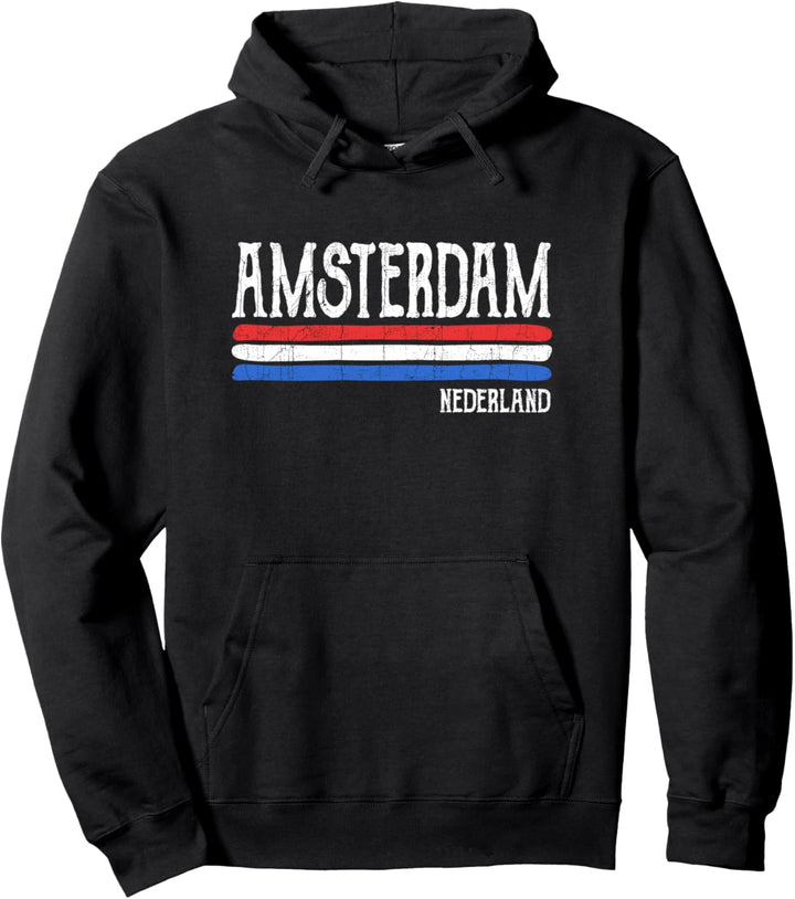 Vintage Amsterdam Niederlande Holland Niederländisch Pullover Hoodie