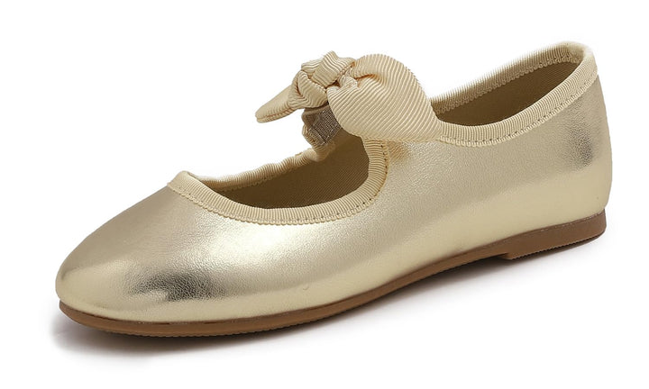 Feversole Girls Cute Dress, Mädchen süsses Kleid Mary Jane Schuhe weiche Party Urlaub Ballerinas 29
