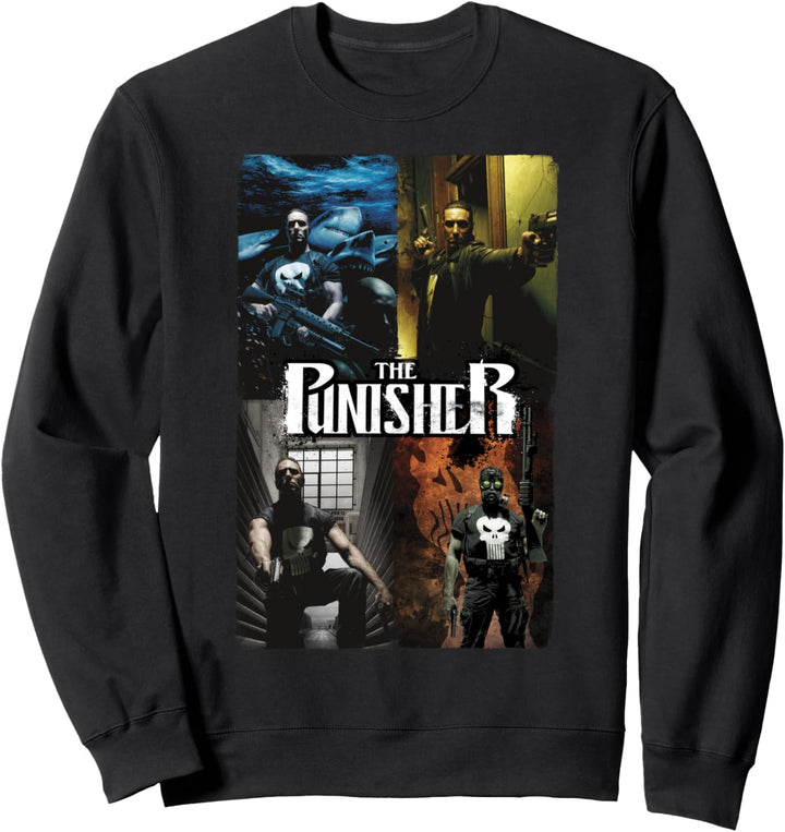Marvel The Punisher Photo Panels Sweatshirt