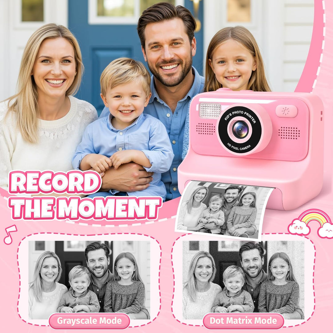 Gontence Kinderkamera, Digitalkamera Kinder, 2.0" Bildschirm Kinder Kamera SD Karte 32GB | 1080p HD