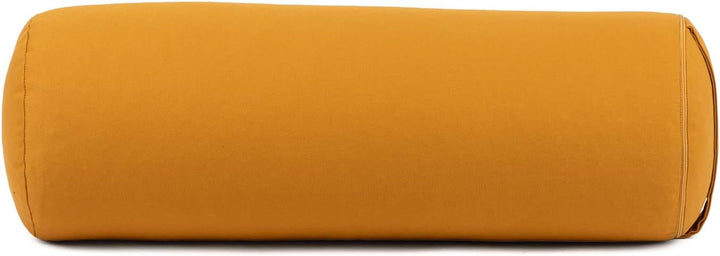 Bodhi Yoga Bolster | ECO Serie | Yogarolle mit Kapok-Füllung | Waschbarer Bezug aus 100% Bio-Baumwol