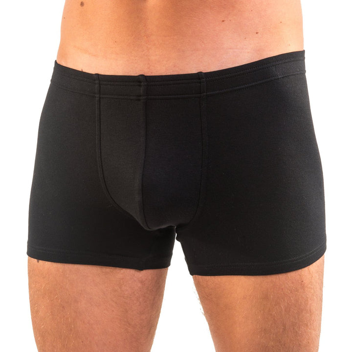 HERMKO 68900 2er Pack Herren Athletic Pant - Funktionsunterwäsche Sport Unterhose Schwarz M, Schwarz