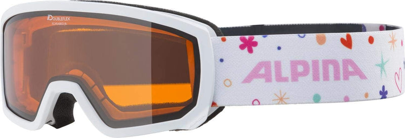 ALPINA SCARABEO JR. - Beschlagfreie, Extrem Robuste & Bruchsichere OTG Skibrille Mit 100% UV-Schutz