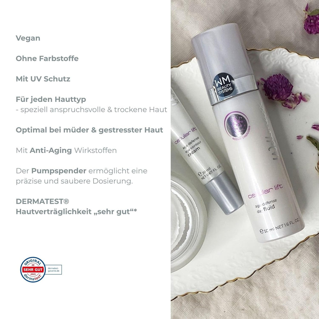 Wellmaxx cellular lift age defense day fluid SPF 15
