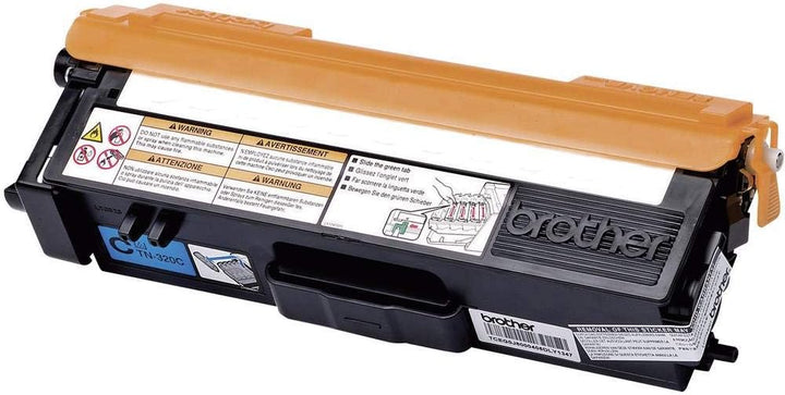 Brother Original Tonerkassette TN-320C cyan (für Brother HL-4140CN, HL-4570CDW, HL-4150CDN, HL-4570C