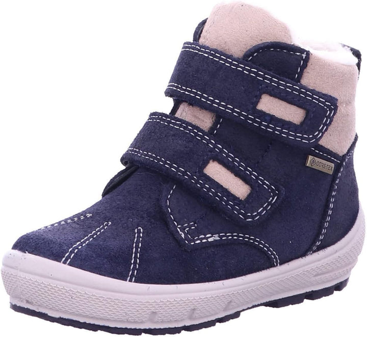 Superfit GROOVY Stiefel Gore-Tex 1-006310 Mädchen 23 EU Blau Beige 8000, 23 EU Blau Beige 8000