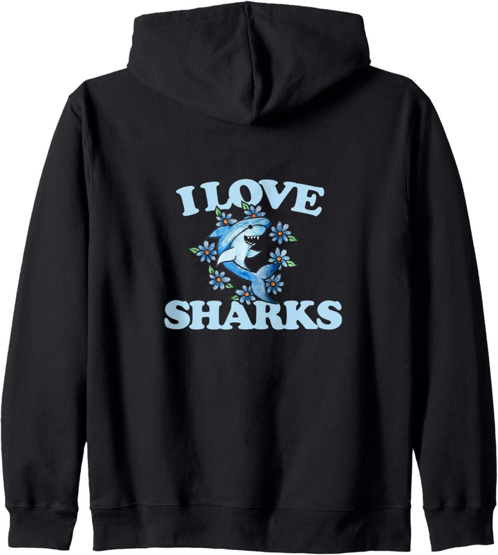 I love sharks Kapuzenjacke