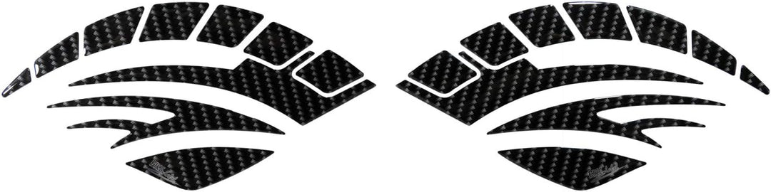 BIKE-label Seitentank Tankpad Carbon-Optik Schwarz kompatibel für Honda 800700VA