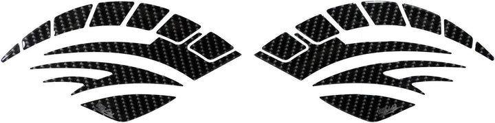 BIKE-label Seitentank Tankpad Carbon-Optik Schwarz kompatibel für Honda 800700VA