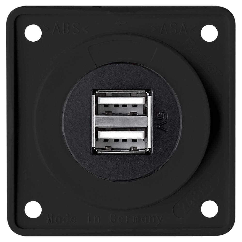 Berker Integro Doppel-USB Ladesteckdose lose Single, Single
