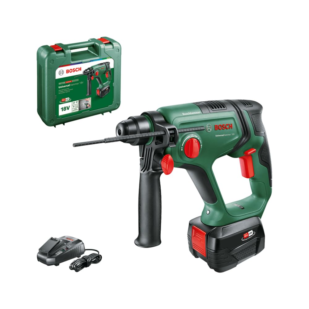 Bosch Akku-Bohrhammer UniversalHammer 18V (1x Akku 4,0 Ah; 18 Volt System; zum Bohren, Hammerbohren,