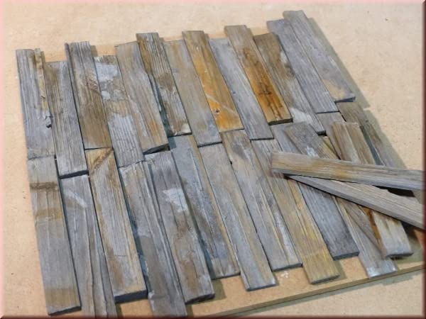 menta-modellbau Tiroler Bretter 33 Stck, 7-11 cm für den alpenländischen, heimatlichen Krippenbau Kr