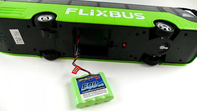 Carson 500907342 FlixBus 2.4GHz - 100% fahrfertig, Spielzeugbus, Spielzeugauto, ferngesteuertes Auto