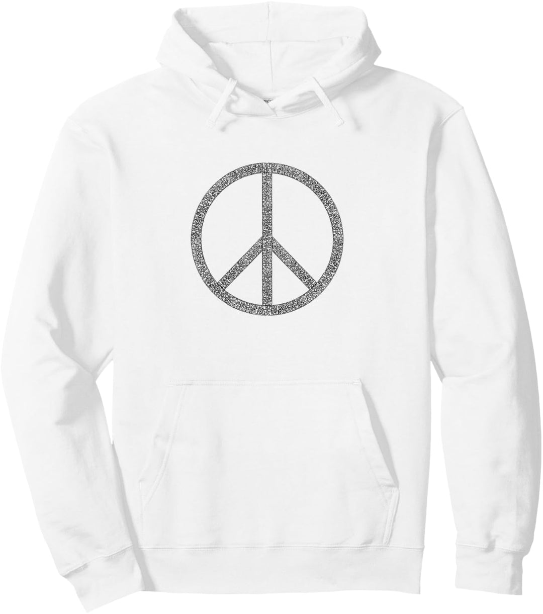 Peace-Zeichen Pullover Hoodie