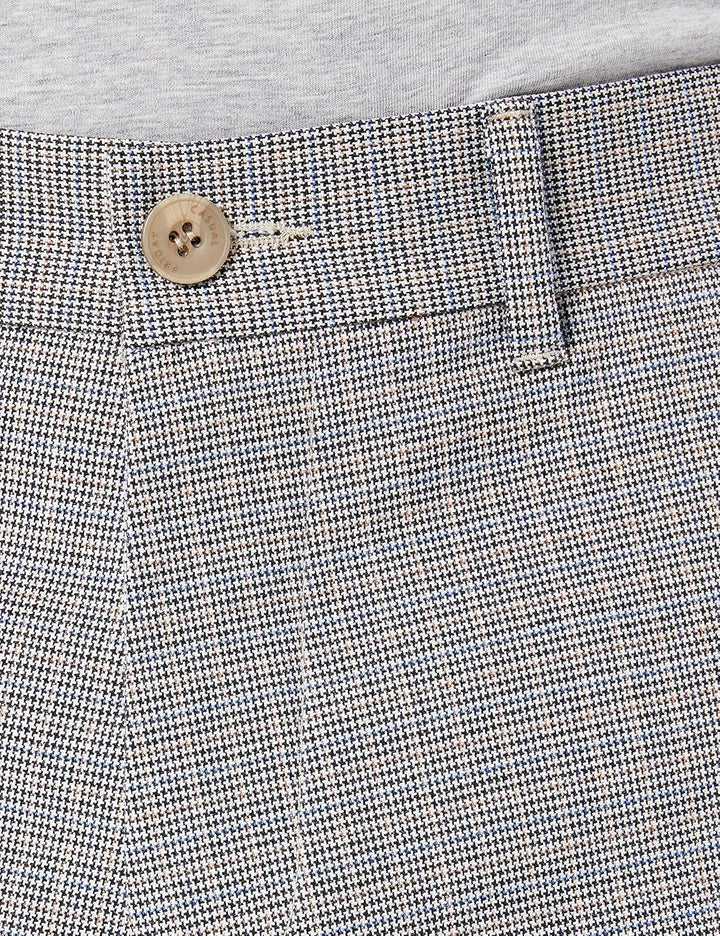 Casual Friday Herren Parlby small Checked Shorts, 171312_Silver Mink, M