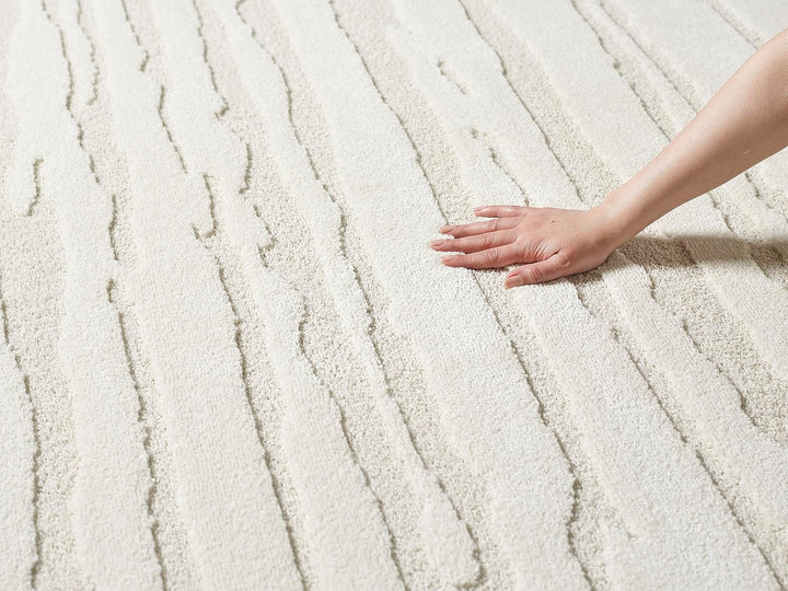 the carpet Everest - Moderner Kurzflor Teppich Hoch-Tief-Struktur, 3D-Effekt, weiche Oberfläche und