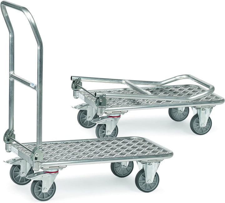 Fetra Alu-Klappwagen, Traglast 150 kg, 1 Stück, silber/alu, 1133