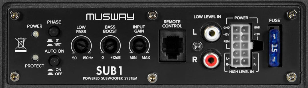 MUSWAY Sub1 Untersitz Subwoofer