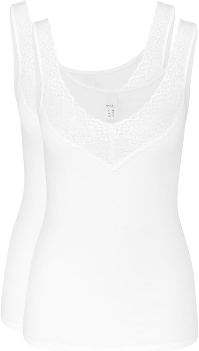 Speidel Achselhemd 1199 Natalie 2er Packung 42 Weiss, 42 Weiss