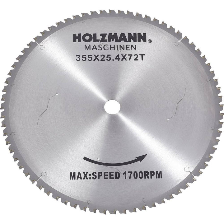 Holzmann Maschinen MKS355SB MKS355SB Hartmetall Kreissaegeblatt 355 x 25.4mm Zaehneanzahl: 72 1St.
