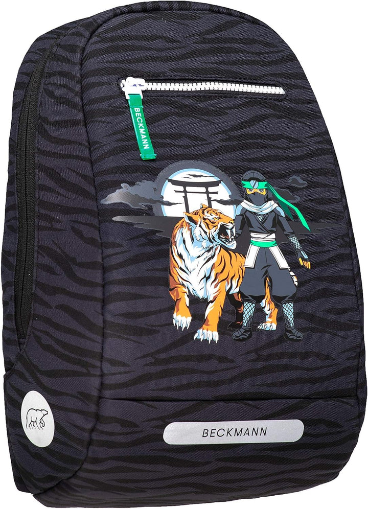Beckmann of Norway Classic 22 Liter Schulranzen Set 4tlg. 1. Klasse, Beckmann Farbe:Ninja Tiger
