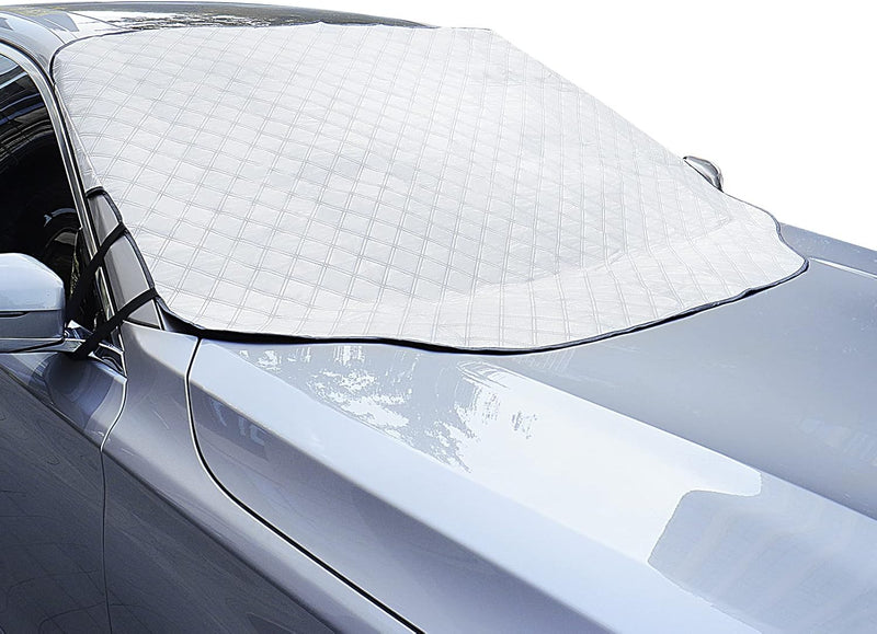 WIN.MAX Frontscheibenabdeckung Auto Scheibenabdeckung Faltbar Sonnenschutz Winter Windschutzscheiben
