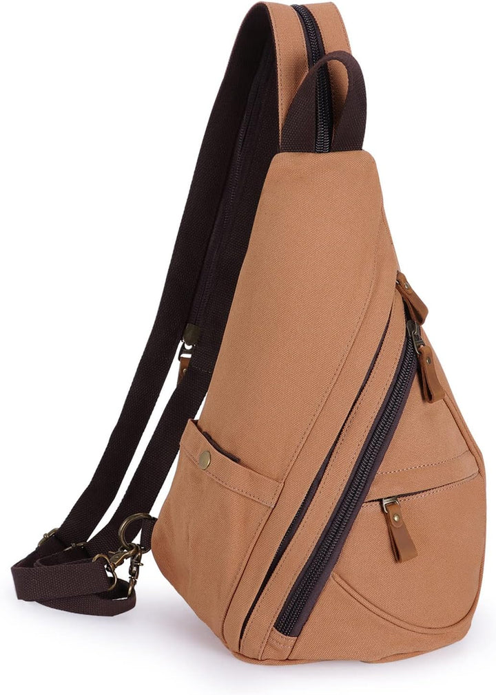 HAWEE Unisex Umhängetasche Crossbody Rucksack Damen Schultertasche Leichte Brusttasche Herren schult