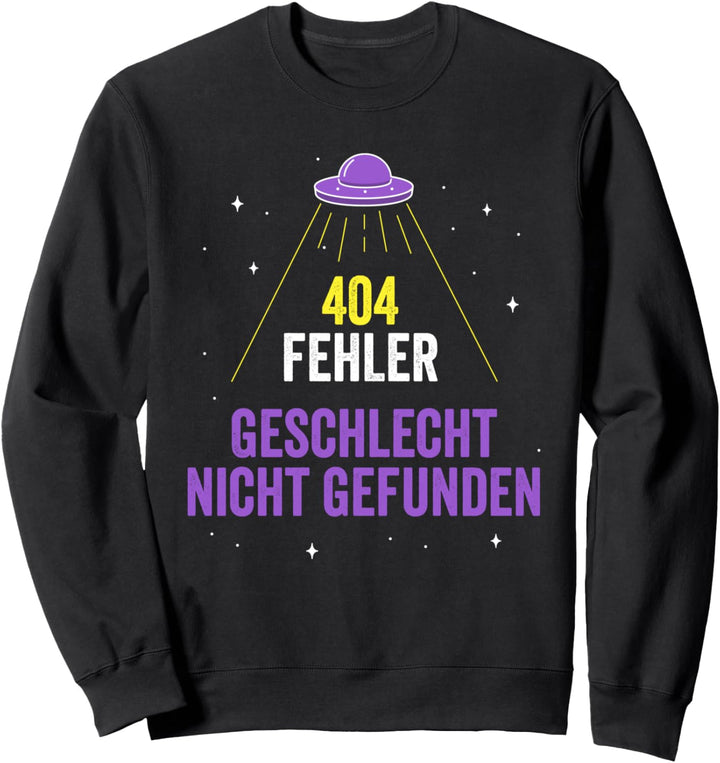 Non-Binary Flag Nicht-Binär Geschlecht nicht gefunden LGBTQ Sweatshirt