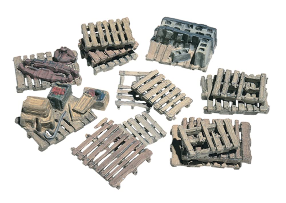 Woodland Scenics D204 verschiedene Palletten Verladungspaletten zum selbstanmalen Bausatz Assorted S
