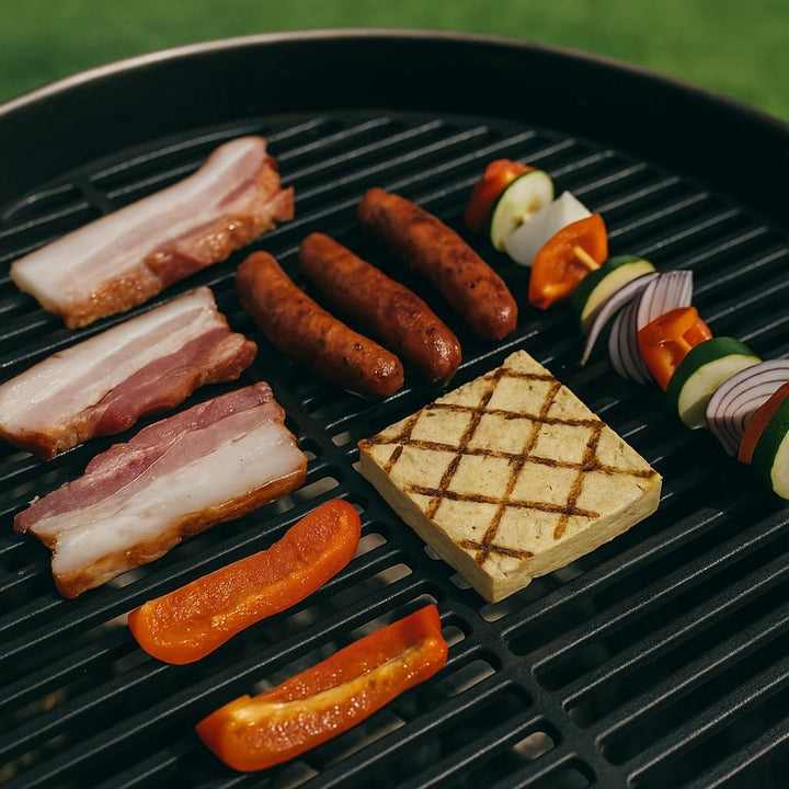Gusseisen Grillrost rund Ø 45 cm massiv Kugelgrill und Rundgrill Ø 45 x 0.9 cm, Ø 45 x 0.9 cm