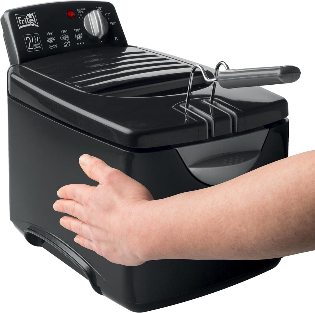 FRITEL Friteuse Turbo SF 4178M - Doppelwiderstand - 3 Liter - 2300W