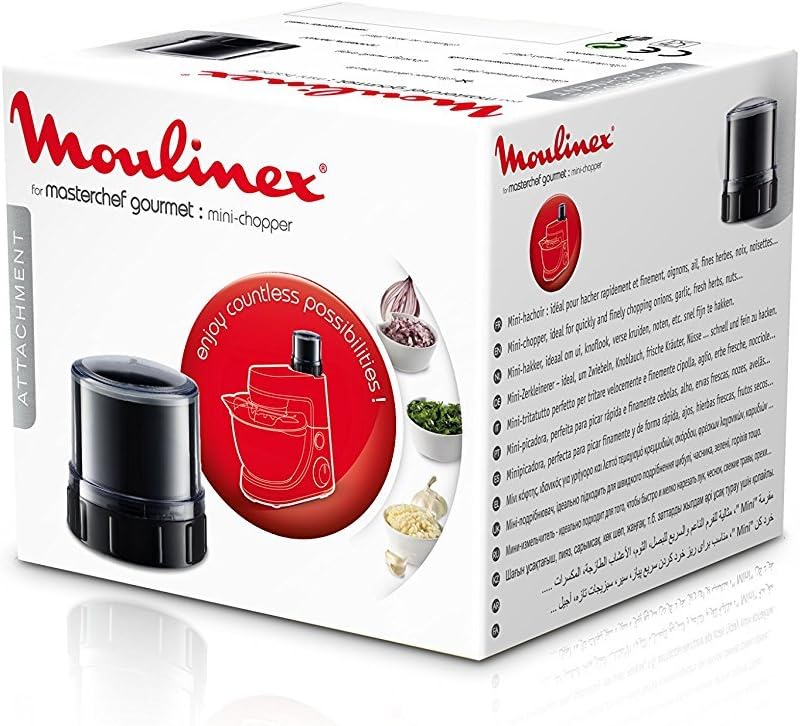 Moulinex XF635BB1 Mini-Zerkleinerer, Zubehör für Küchenmaschine Masterchef Gourmet