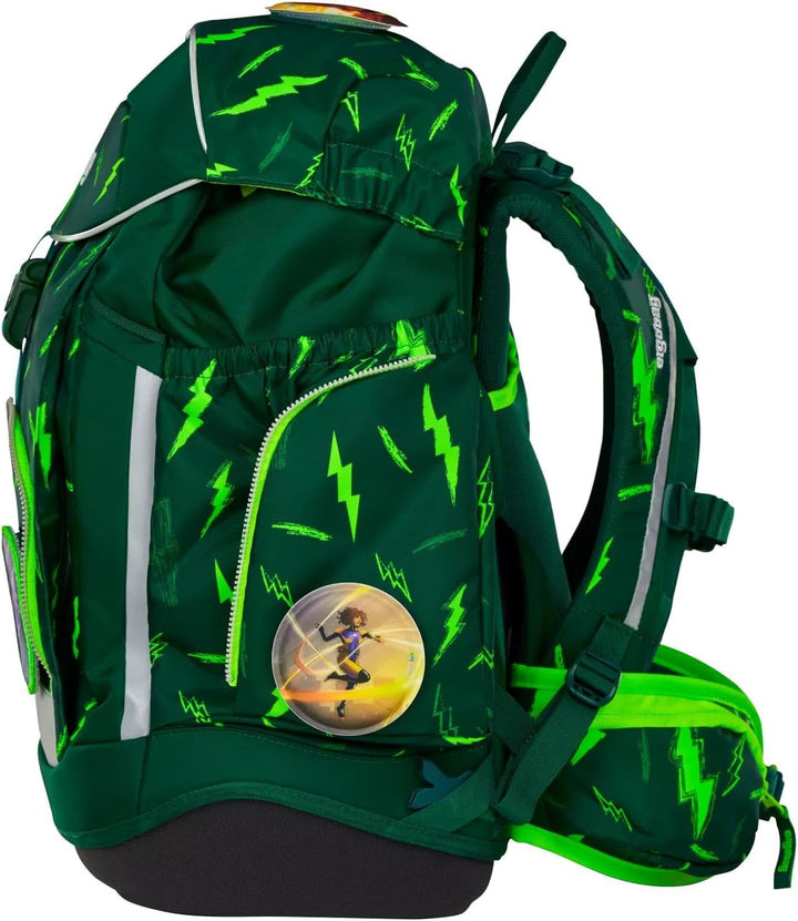 ergobag Schulranzen-Set Maxi Set Bärtastisch - Grün Bärtastisch - Grün Einheitsgrösse, Bärtastisch -