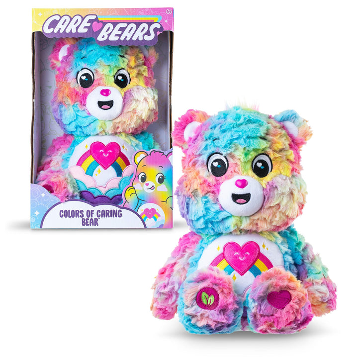 Basic Fun Care Bären 35 cm Plüsch – Caring Colours Bär aus der Cozy-Kollektion – weiches Kuschelspie