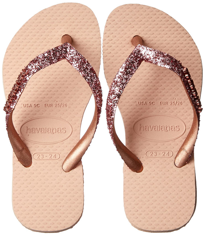 Havaianas Jungen Slim Glitter Kids Flip-flops Sandalen Rosa 30 EU