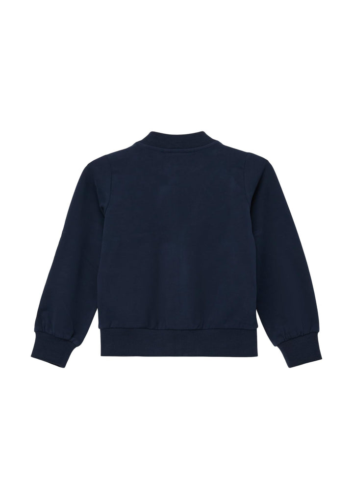 s.Oliver Junior Mädchen Sweatjacke Sweatshirt, 92 Blau, 92 Blau