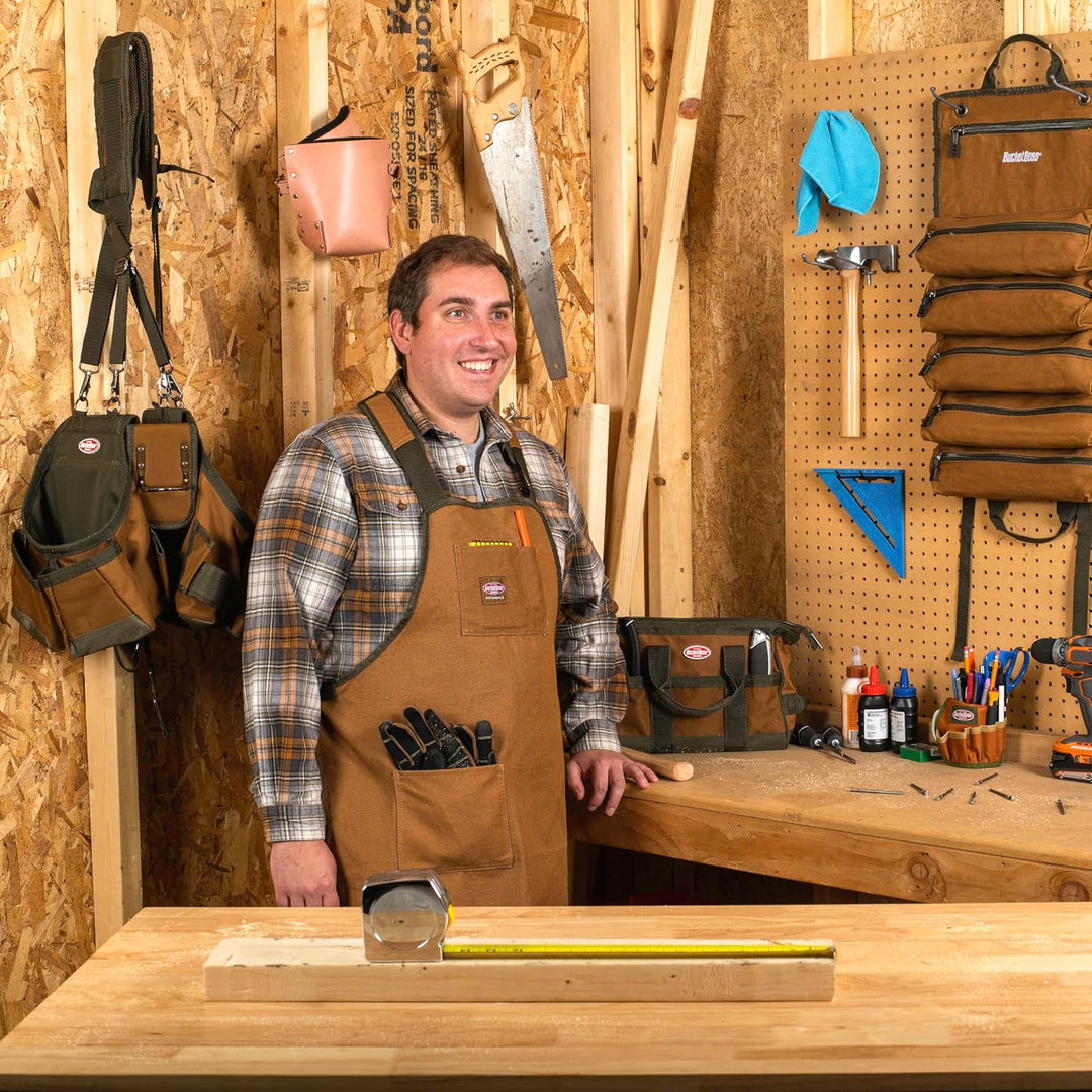 Bucket Boss Gatemouth 60012 Werkzeugtasche, 7 Liter, Braun