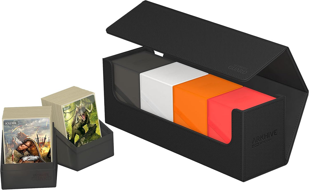 Ultimate Guard Arkhive 400+ XenoSkin Monocolor Schwarz, Schwarz