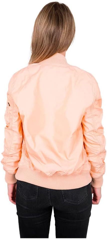 Alpha Industries Damen Bomberjacke XS Apricot, XS Apricot