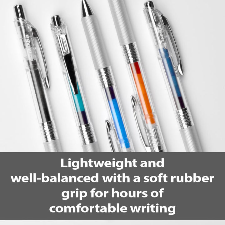 Pentel Energel Pure BLN75TL-Cax Gel-Tintenroller, Marineblau, 0, 25 mm Strichstärke, Nadelspitze, Dr
