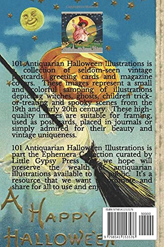 101 Antiquarian Halloween Illustrations: EPHEMERA COLLECTION, Taschenbuch
