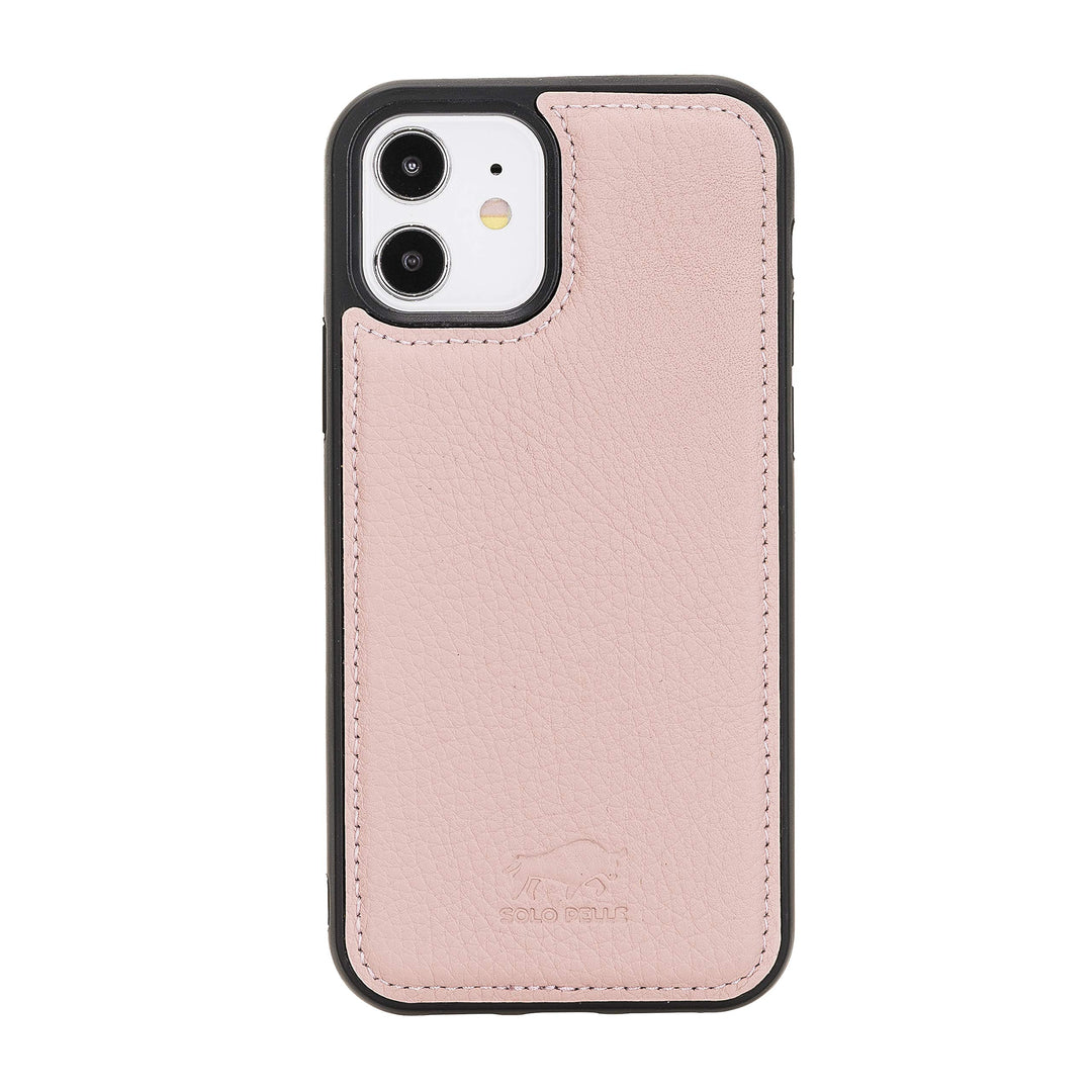 Solo Pelle Lederhülle für das iPhone 12 Mini in 5.4 Zoll Stanford Case Leder Hülle Ledertasche Backc
