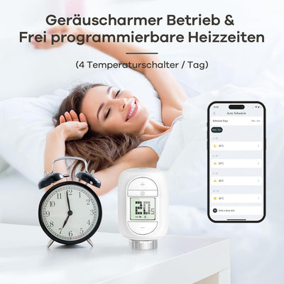 Linkind Smart Heizungsthermostat Starter Kit, WiFi Heizkörperthermostat mit Hub, App programmierbar
