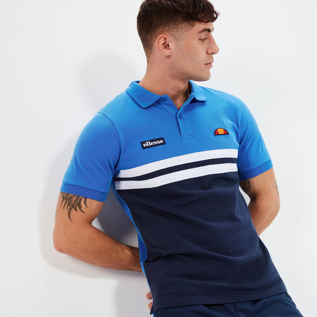 Ellesse Herren Muccio T-Shirt M Blau / Marineblau / Weiss, M Blau / Marineblau / Weiss