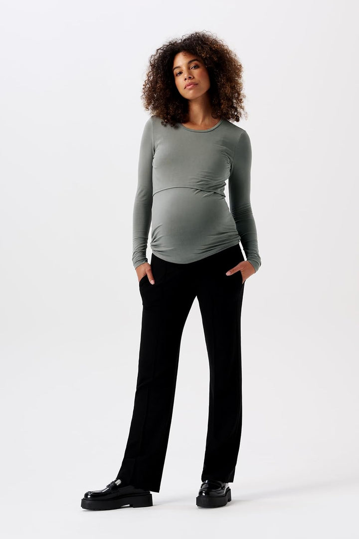 Noppies Damen Eili Straight Fit Pants OTB Hose S Black - P090, S Black - P090