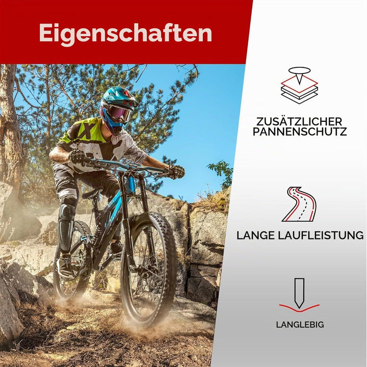 Fincci Fahrradreifen 29 x 2.6 Zoll 66-622 ETRTO Reifen mit Nylonschutz, 60 TPI für Mountain, MTB, Do